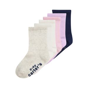Carter's Ponožky  béžová melírovaná / námornícka modrá / fialová / ružová / biela