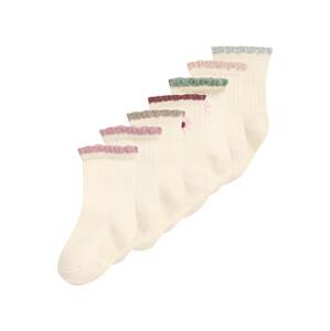Carter's Ponožky  béžová / tmavobéžová / zelená / svetlofialová / burgundská