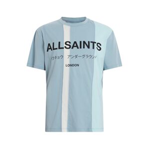 AllSaints Tričko 'REPURPOSE'  béžová / azúrová / svetlomodrá / čierna