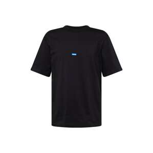 HUGO Blue Tričko 'Nieros'  svetlomodrá / čierna / biela