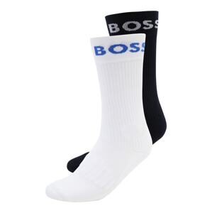 BOSS Black Ponožky  kráľovská modrá / čierna / biela