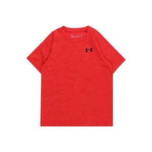 UNDER ARMOUR Funkčné tričko 'UA Tech 2.0 SS'  červená / čierna