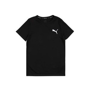 PUMA Funkčné tričko 'Active'  čierna / biela