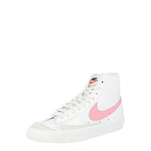 Nike Sportswear Členkové tenisky 'BLAZER'  ružová / biela