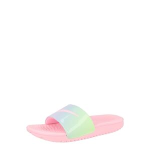 NIKE Plážové / kúpacie topánky 'Kawa'  modrá / zelená / ružová