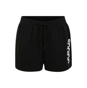 ADIDAS SPORTSWEAR Športové nohavice 'Essentials  Logo '  čierna / biela