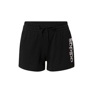 ADIDAS SPORTSWEAR Športové nohavice 'Essentials  Logo'  čierna / biela