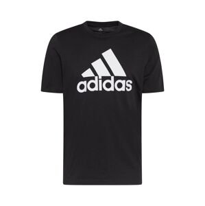 ADIDAS SPORTSWEAR Funkčné tričko 'Essentials Big Logo'  čierna / biela