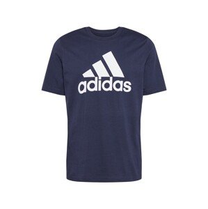 ADIDAS SPORTSWEAR Funkčné tričko 'Essentials Big Logo'  námornícka modrá / biela