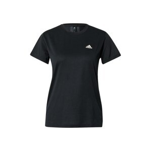 ADIDAS SPORTSWEAR Funkčné tričko 'Aeroready Designed 2 Move 3-Stripes'  čierna / biela