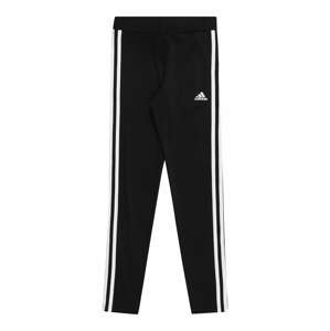 ADIDAS SPORTSWEAR Športové nohavice 'Designed 2 Move 3-Stripes'  čierna / biela