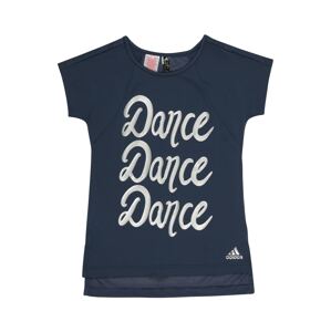 ADIDAS PERFORMANCE Funkčné tričko 'Dance'  tmavomodrá / biela
