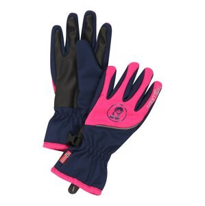 TROLLKIDS Športové rukavice 'Trolltunga'  námornícka modrá / ružová / čierna
