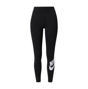 Nike Sportswear Športové nohavice 'Essential'  čierna / biela