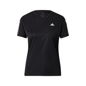 ADIDAS SPORTSWEAR Funkčné tričko 'Own The Run'  čierna / biela