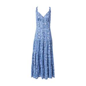 Lauren Ralph Lauren Letné šaty 'WALVIA'  modrá / svetlomodrá / biela