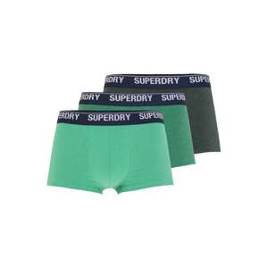 Superdry Boxerky  námornícka modrá / zelená / limetová / tmavozelená