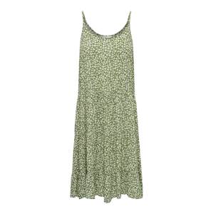ONLY Letné šaty 'Maj Life'  zelená / pastelovo zelená