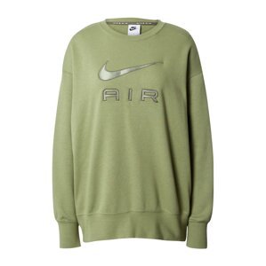 Nike Sportswear Mikina 'Air'  olivová / tmavozelená