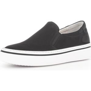 GABOR Slip-on obuv  čierna / biela
