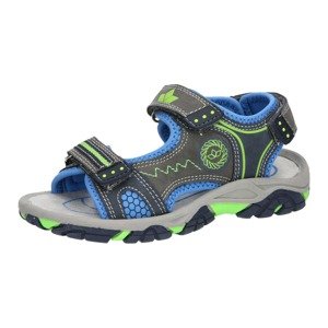 LICO Sandále  modrá / sivá / zelená / čierna