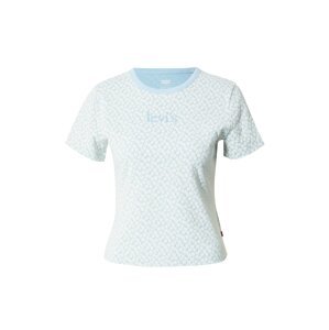 LEVI'S ® Tričko 'Graphic Rickie Tee'  svetlomodrá / biela