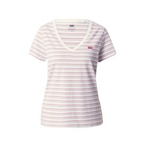 LEVI'S ® Tričko 'Perfect Vneck'  tmavožltá / fialová / červeno-fialová / biela