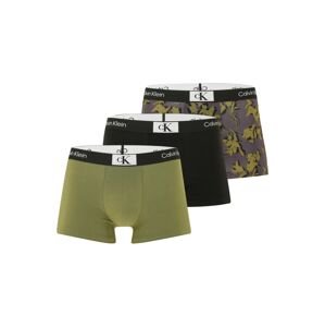 Calvin Klein Underwear Boxerky  olivová / fialová / čierna / biela