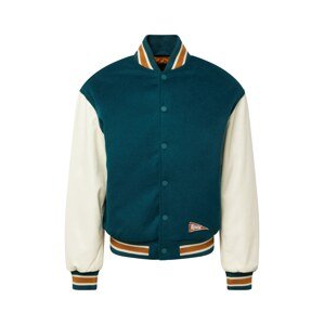 LEVI'S ® Prechodná bunda 'Coit Letterman Jacket'  petrolejová / oranžová / biela