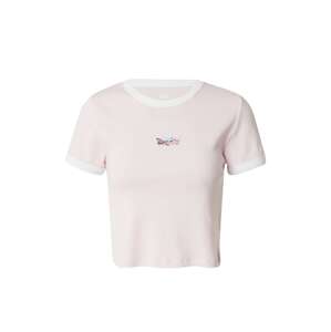 LEVI'S ® Tričko 'Graphic Mini Ringer'  svetlomodrá / zelená / pastelovo ružová / biela