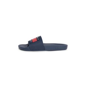 Tommy Jeans Plážové / kúpacie topánky 'Essential'  námornícka modrá / ohnivo červená / biela