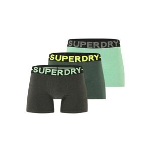 Superdry Boxerky  tyrkysová / trávovo zelená / zelená melírovaná / čierna melírovaná