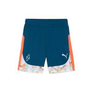PUMA Športové nohavice 'Puma x Neymar Creativity'  vodová / tmavomodrá / oranžová / biela