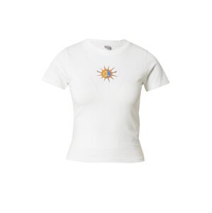 Iriedaily Tričko 'Ying Sun'  modrá / žltá / oranžová / biela