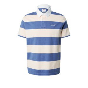 LEVI'S ® Tričko 'SS Union Rugby'  nebesky modrá / biela