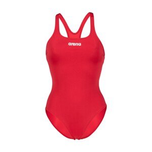 ARENA Športové jednodielne plavky 'TEAM PRO SOLID'  červená / biela