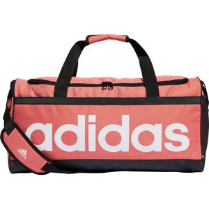 ADIDAS SPORTSWEAR Športová taška 'Linear Duffel M'  staroružová / čierna / biela