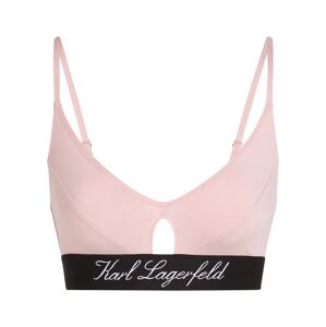 Karl Lagerfeld Podprsenka 'Hotel'  ružová / čierna / biela
