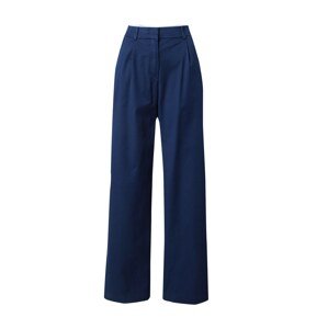 ESPRIT Plisované nohavice 'Iconic'  námornícka modrá