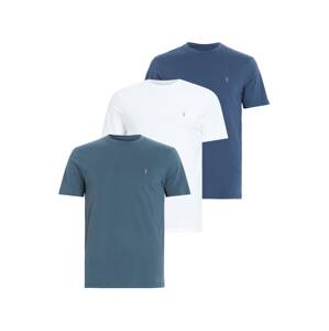 AllSaints Tričko 'BRACE'  modrá / námornícka modrá / biela