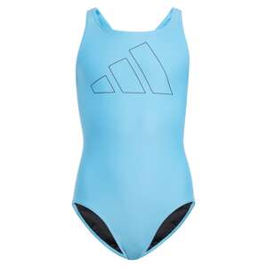 ADIDAS PERFORMANCE Športové plavky 'Big Bars'  svetlomodrá / čierna