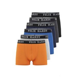 Felix Hardy Boxerky  modrá / námornícka modrá / sivá / oranžová / čierna / biela