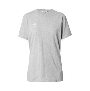 Hummel Funkčné tričko 'Go 2.0'  sivá melírovaná / biela