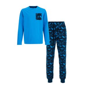 WE Fashion Pyžamo  modrá / námornícka modrá