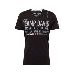 CAMP DAVID Tričko  opálová / červená / čierna / biela