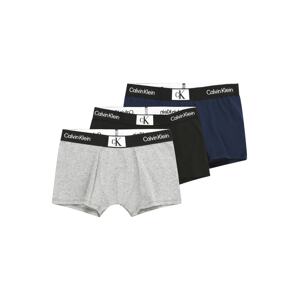 Calvin Klein Underwear Nohavičky  námornícka modrá / sivá / čierna