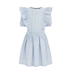 WE Fashion Šaty  nebesky modrá / biela