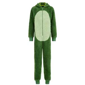 WE Fashion Pyžamo  zelená / svetlozelená
