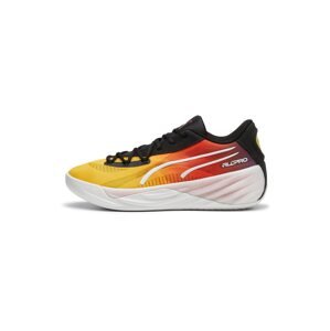 PUMA Športová obuv 'All-Pro NITRO™ SHOWTIME'  žltá / oranžová / čierna / biela