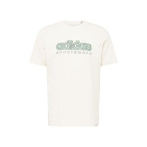 ADIDAS SPORTSWEAR Funkčné tričko  zelená / smaragdová / biela